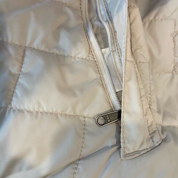 CARHARTT Mens Vest Reversible Quilted Bone/Plaid Red Burgandy Sz XL Lightweight - Picture 5 of 12